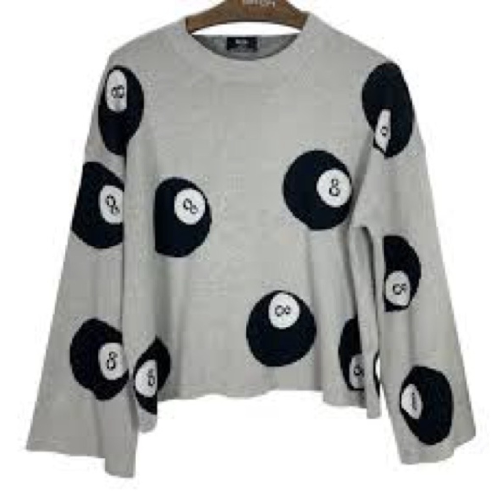 Dressed in LaLa Grey 8 Ball Sweater